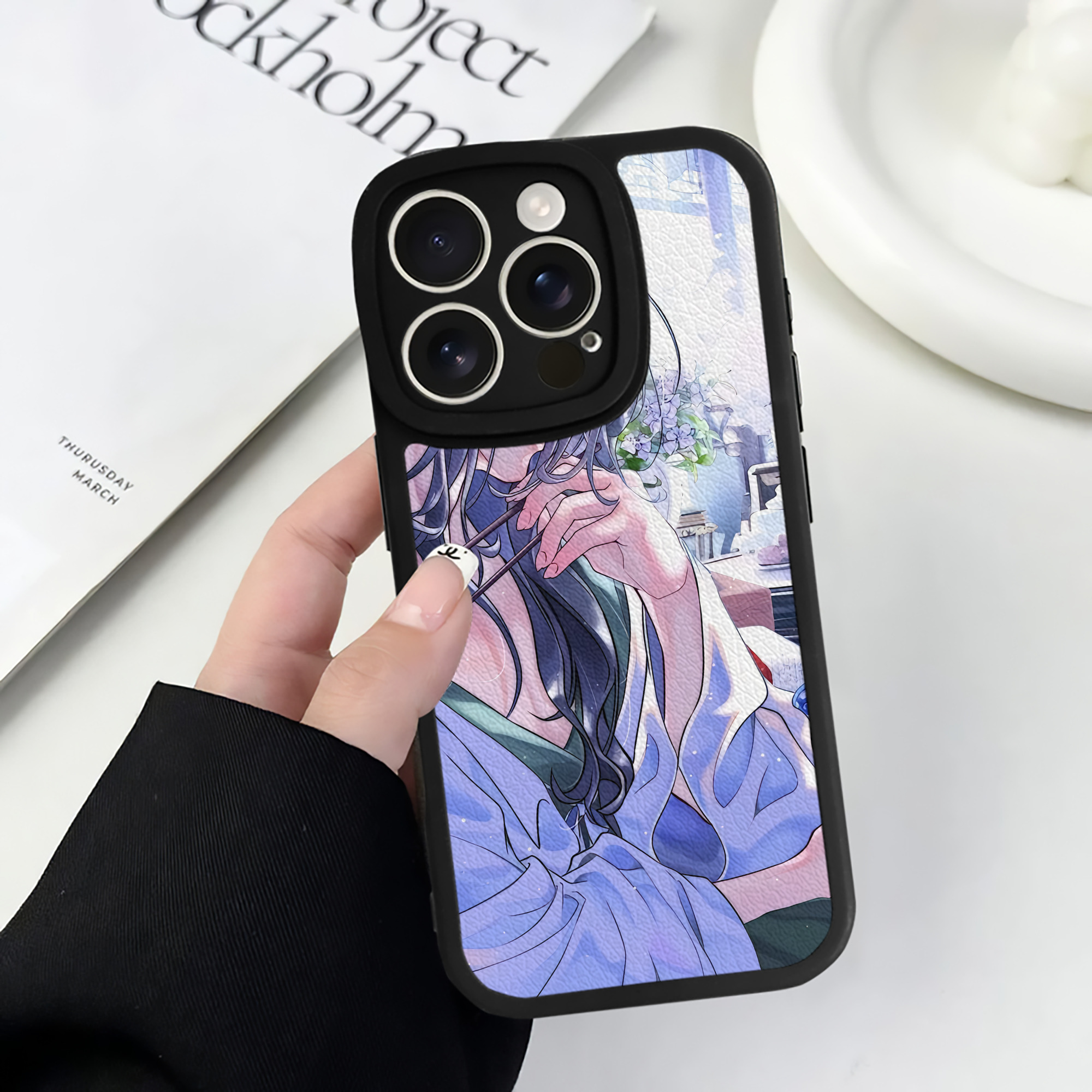 薬屋のひとりごと The Apothecary Diaries 【iPhone 16シリーズ対応】シリコンスマホケース（レザー調） 材質：シリコン